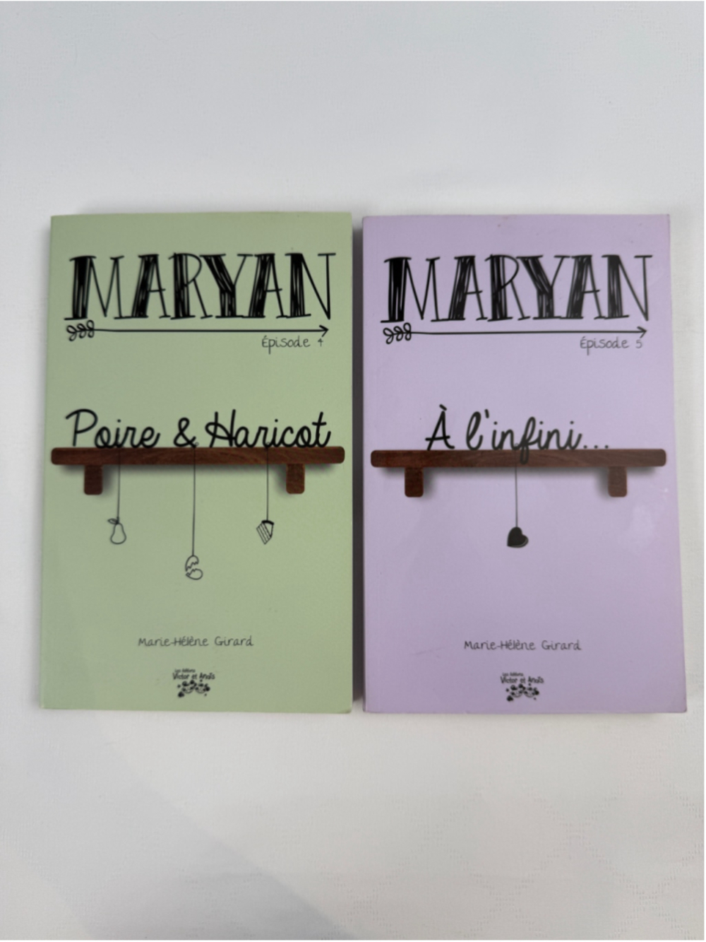 MARYAN Episode 4 and 5 books by Marie-Hélène Girard (French version)